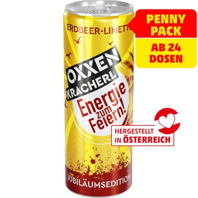 Image of Oxxenkracherl Energydrink Erdbeer-Limette
