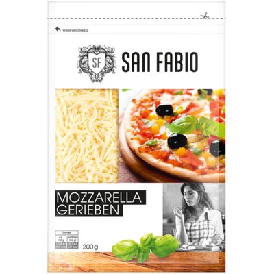 Image of San Fabio Mozzarella gerieben